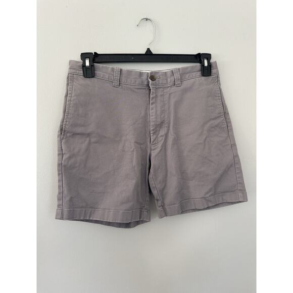 J. Crew Flex Chino Shorts Mens 31 Flat Front Gray - Picture 1 of 5